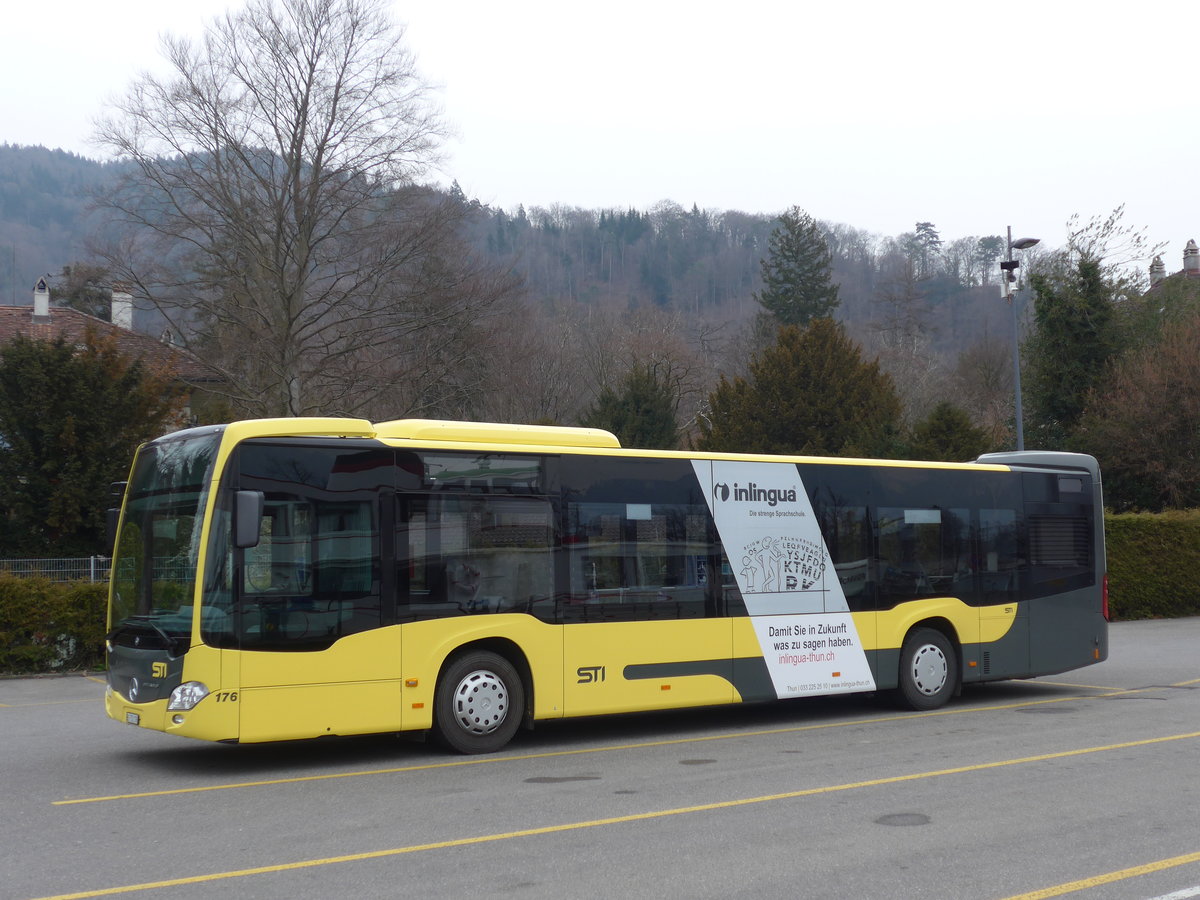 (169'429) - STI Thun - Nr. 176/BE 752'176 - Mercedes am 25. Mrz 2016 bei der Schifflndte Thun