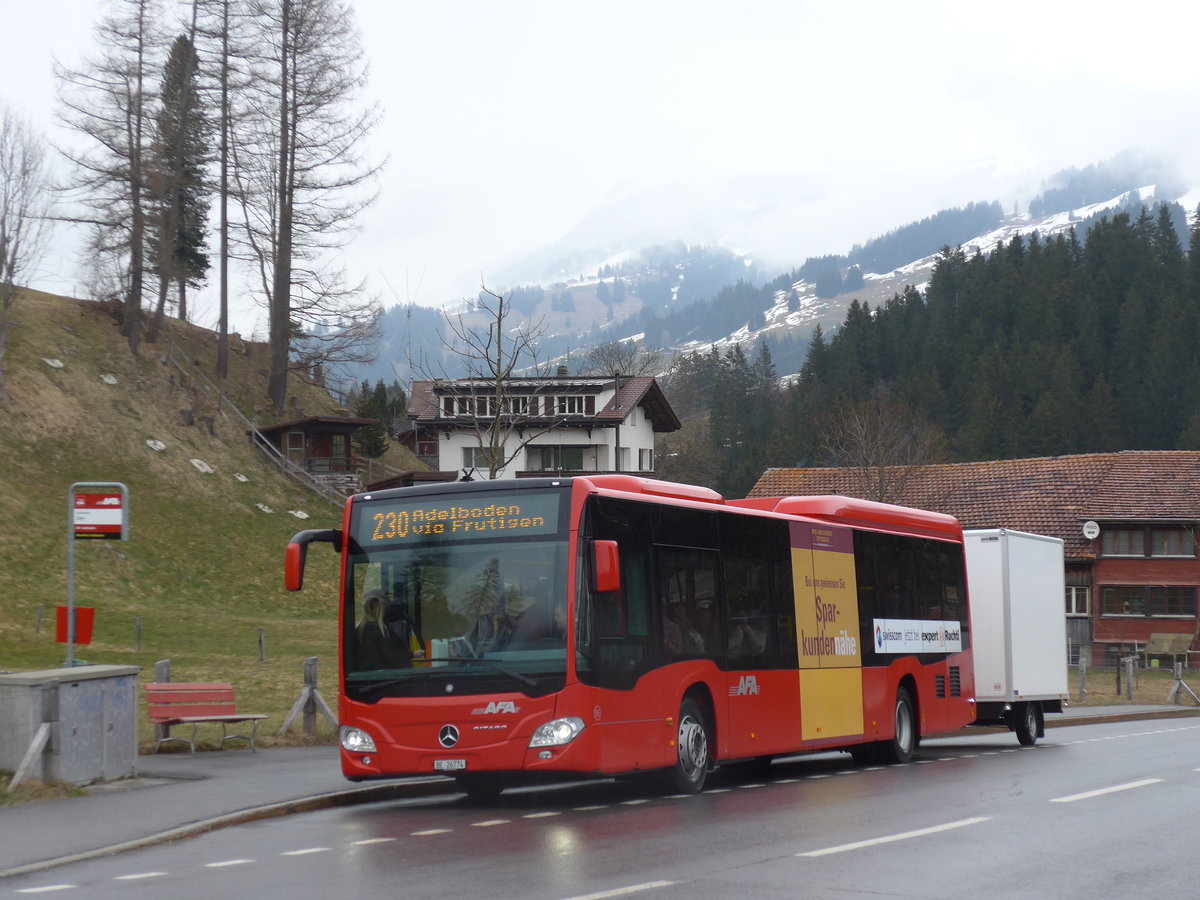 (169'538) - AFA Adelboden - Nr. 95/BE 26'774 - Mercedes am 27. Mrz 2016 in Adelboden, Oey