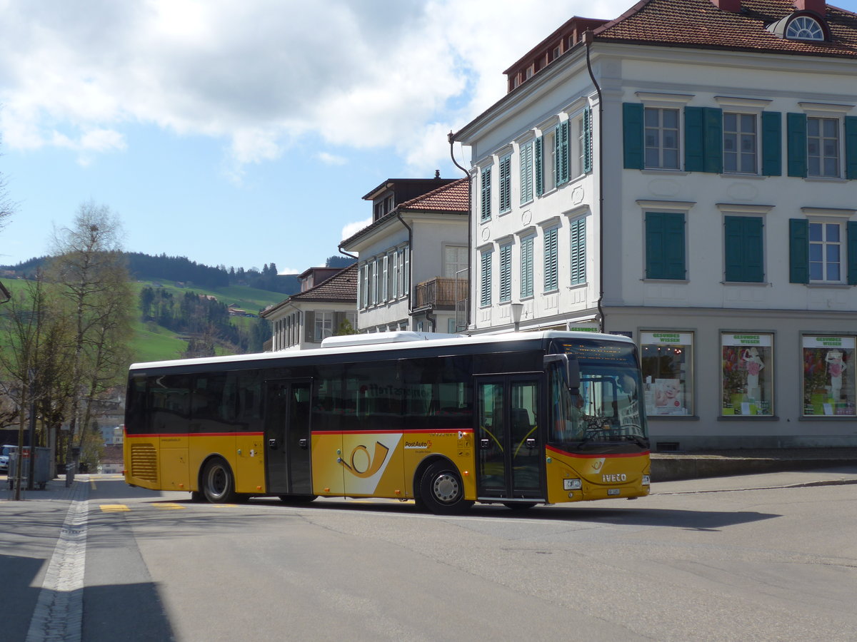 (169'902) - PostAuto Ostschweiz - AR 14'851 - Iveco am 12. April 2016 in Heiden, Post