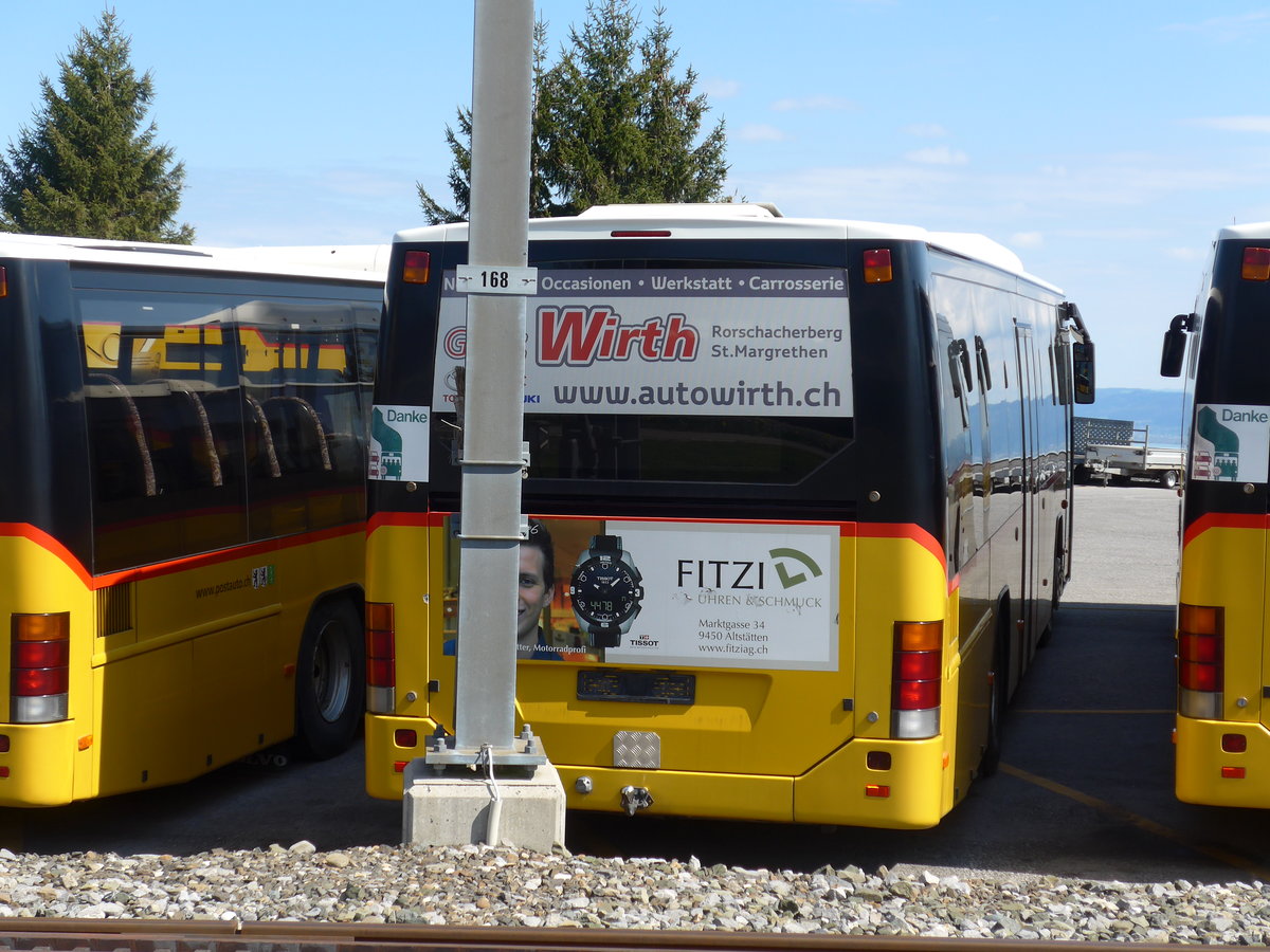 (169'925) - PostAuto Ostschweiz - (AR 14'853) - Volvo am 12. April 2016 in Heiden, Garage