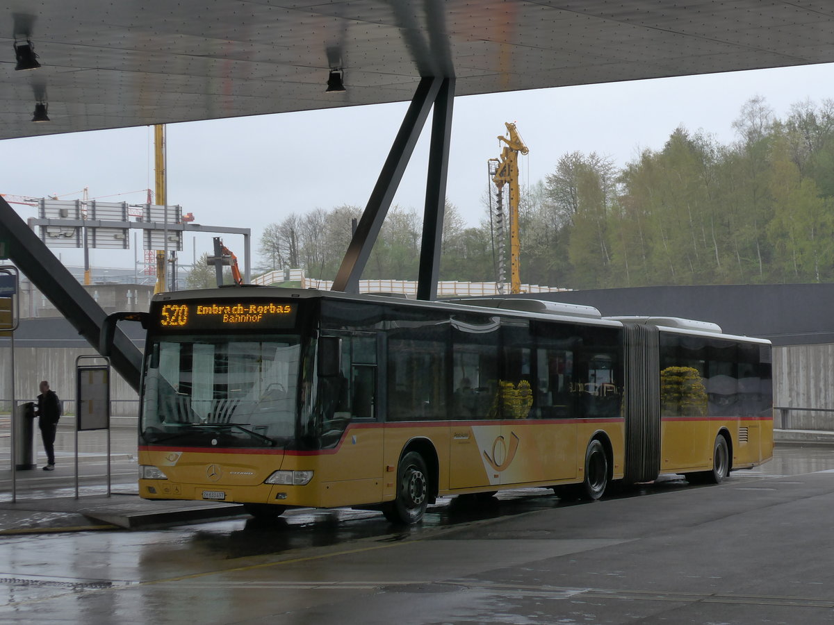 (169'975) - PostAuto Zrich - Nr. 275/ZH 633'497 - Mercedes am 14. April 2016 in Zrich, Flughafen