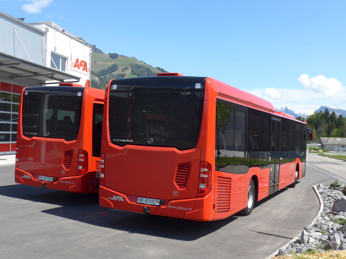 (170'455) - AFA Adelboden - Nr. 97/BE 823'927 - Mercedes am 10. Mai 2016 in Frutigen, Garage