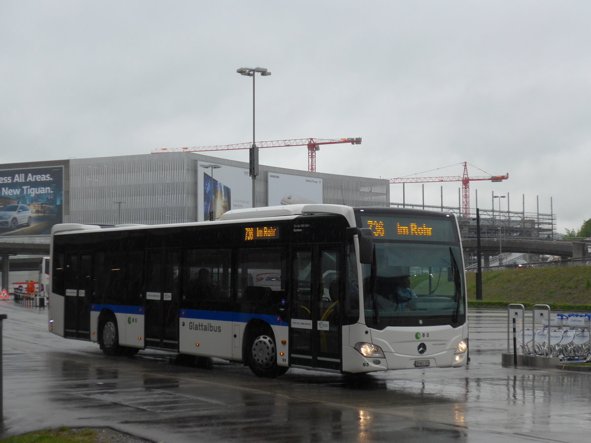 (170'526) - Welti-Furrer, Bassersdorf - Nr. 93/ZH 661'193 - Mercedes am 13. Mai 2016 in Zrich, Flughafen