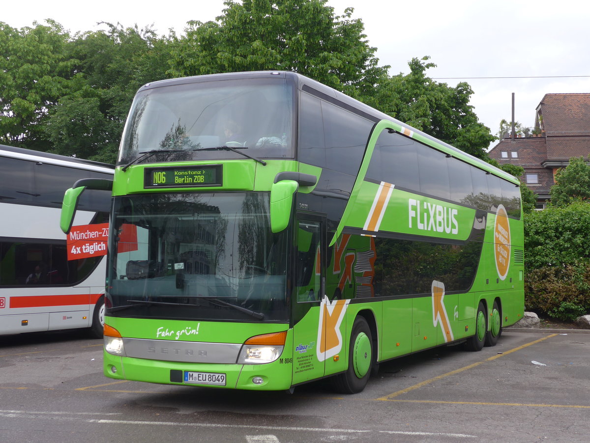 (170'967) - Aus Deutschland: Albus, Mnchen - Nr. M8049/M-EU 8049 - Setra am 16. Mai 2016 in Zrich, Sihlquai