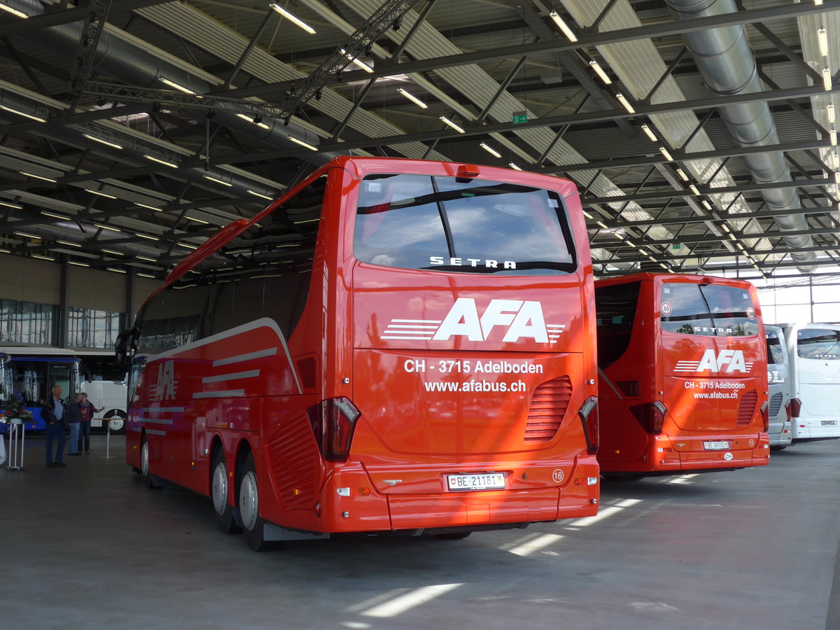 (171'142) - Fr die Schweiz: AFA Adelboden - Nr. 16/BE 21'181 - Setra am 20. Mai 2016 in Neu-Ulm, Setrawerk