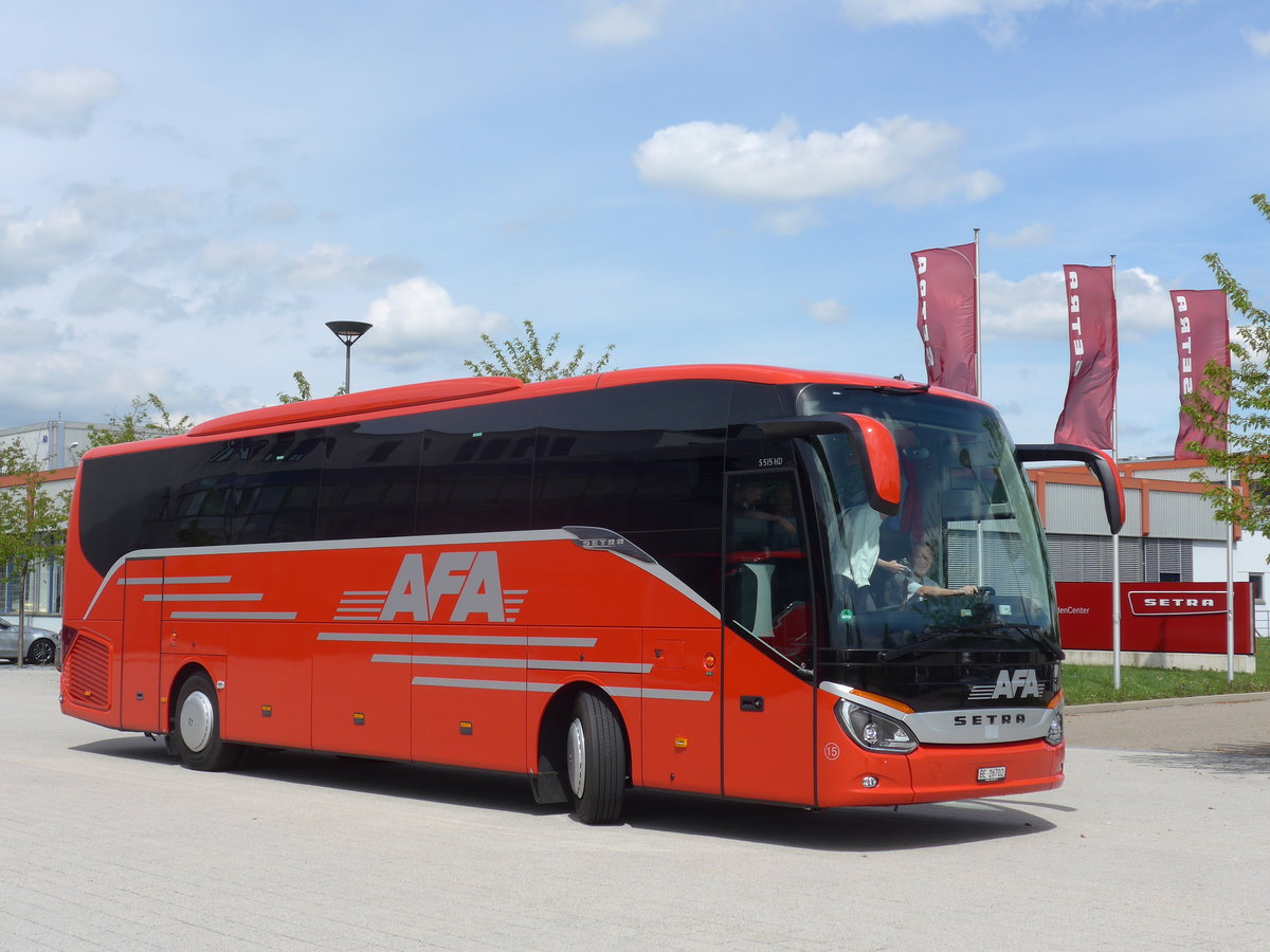 (171'177) - Fr die Schweiz: AFA Adelboden - Nr. 15/BE 26'702 - Setra am 20. Mai 2016 in Neu-Ulm, Setrawerk