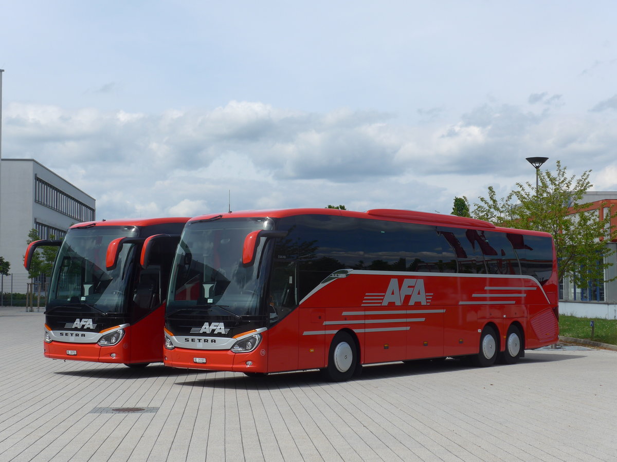 (171'190) - Fr die Schweiz: AFA Adelboden - Nr. 16/BE 21'181 - Setra am 20. Mai 2016 in Neu-Ulm, Setrawerk