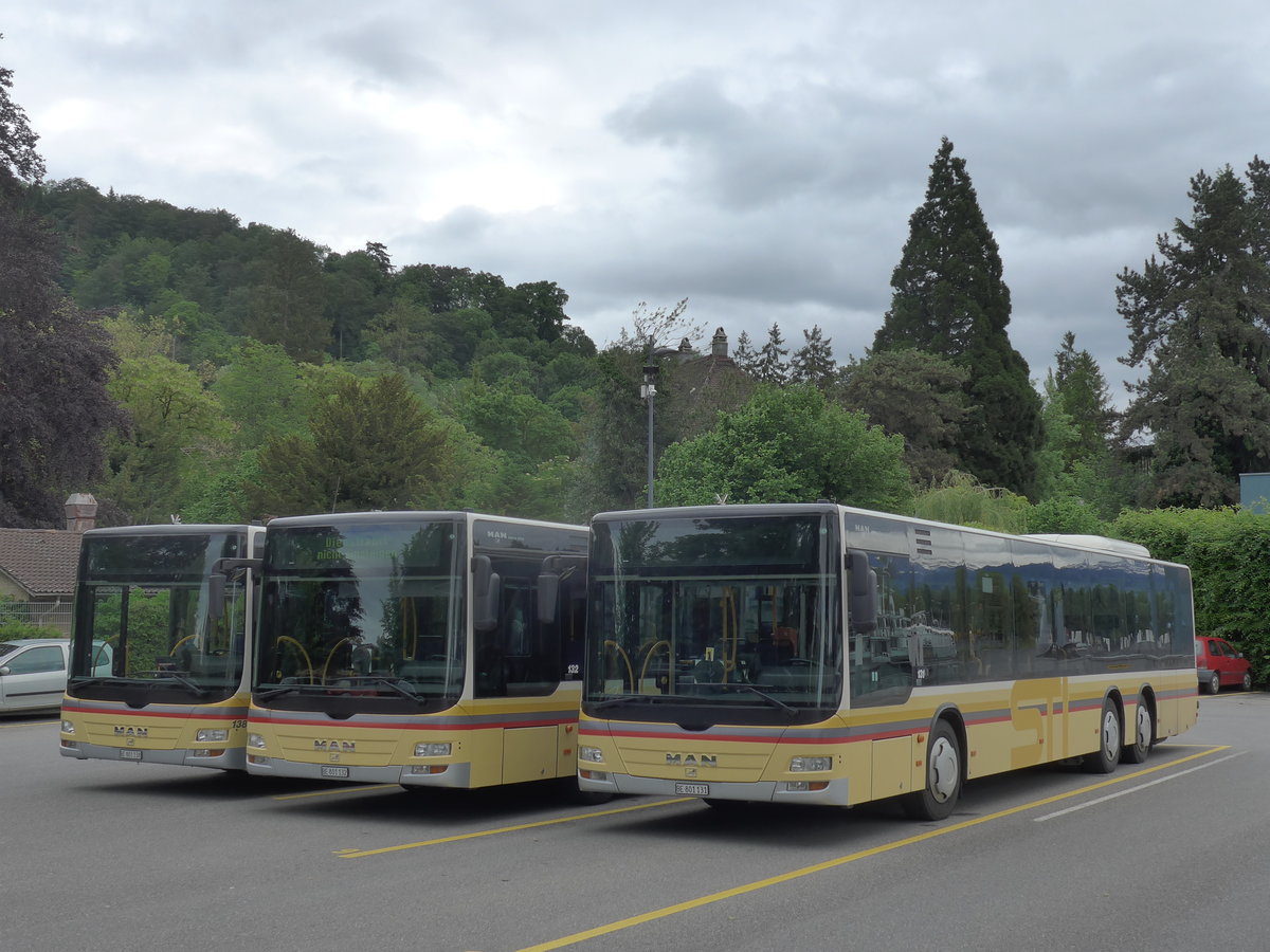 (171'527) - STI Thun - Nr. 131/BE 801'131 - MAN am 30. Mai 2016 bei der Schifflndte Thun