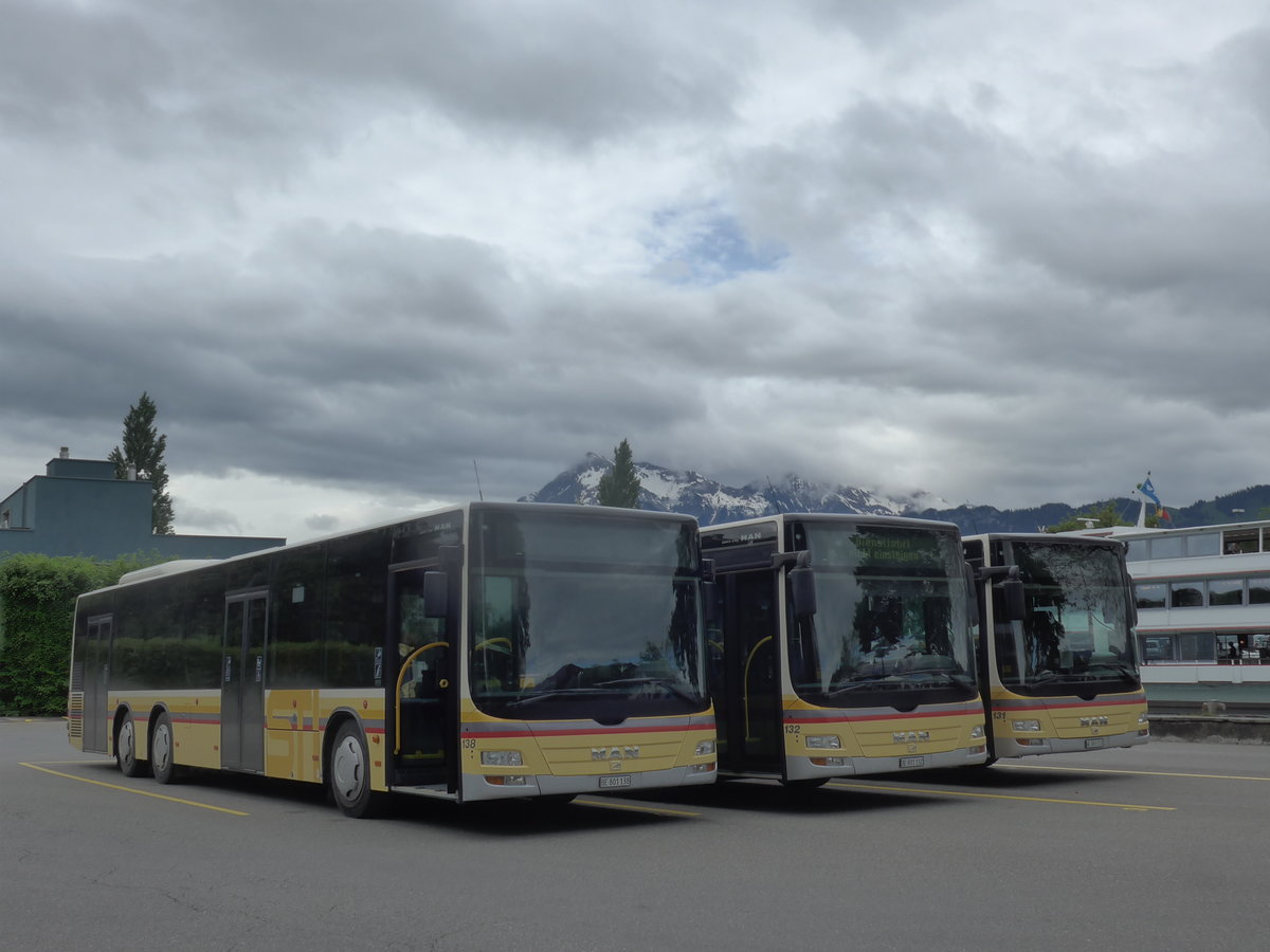 (171'528) - STI Thun - Nr. 138/BE 801'138 - MAN am 30. Mai 2016 bei der Schifflndte Thun