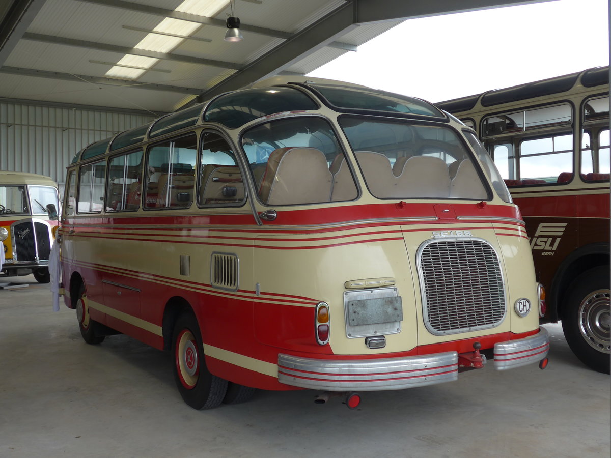 (171'606) - Lorenz, Lyssach - Setra (ex Badertscher, Bern) am 4. Juni 2016 in Lyssach, Garage