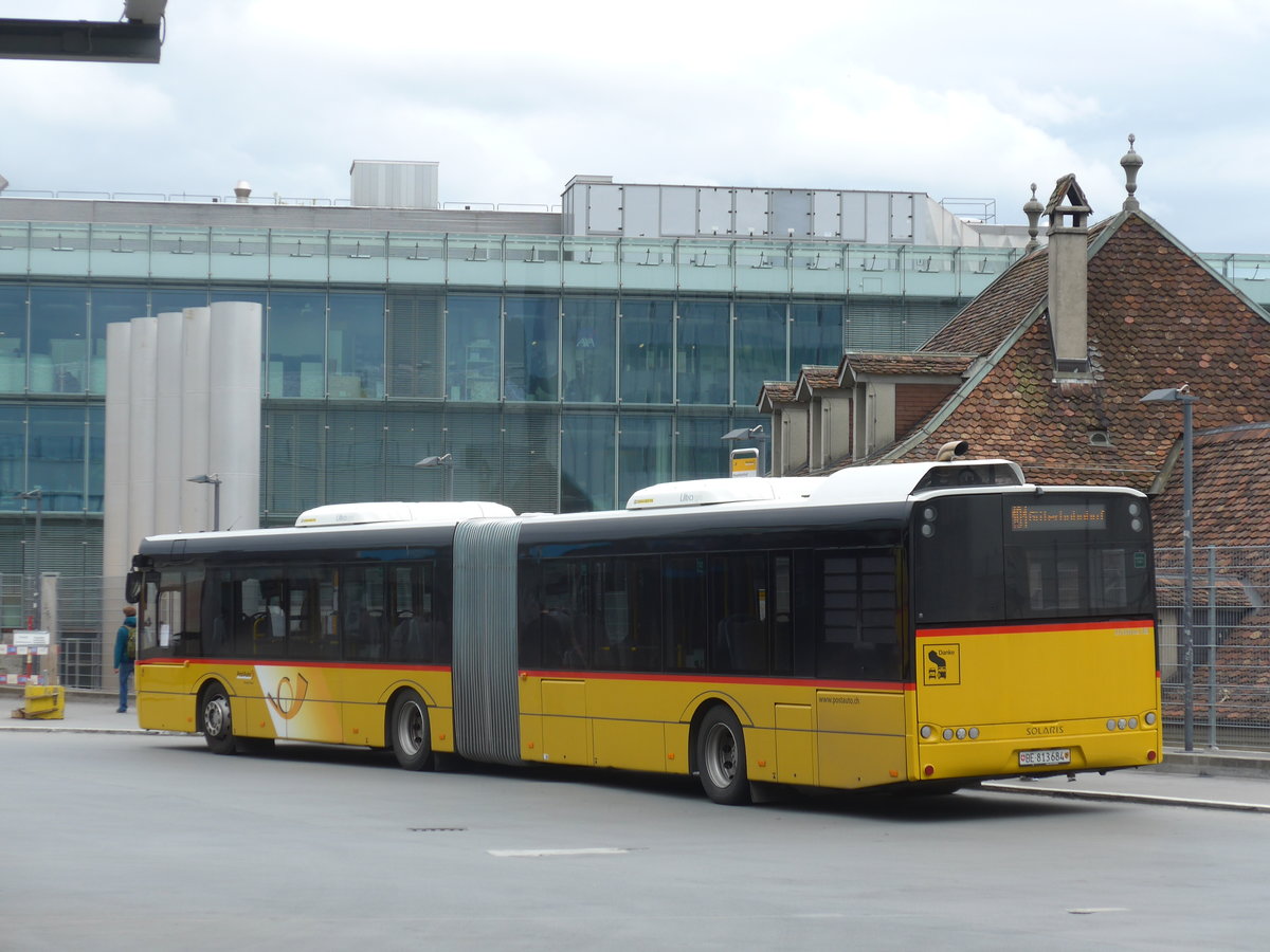 (171'827) - PostAuto Bern - Nr. 684/BE 813'684 - Solaris am 13. Juni 2016 in Bern, Postautostation