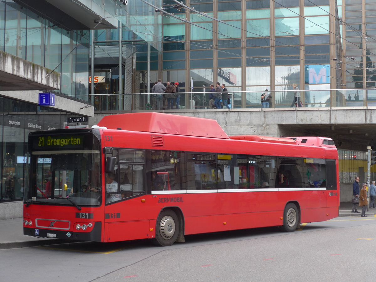 (171'847) - Bernmobil, Bern - Nr, 131/BE 624'131 - Volvo am 13. Juni 2016 beim Bahnhof Bern