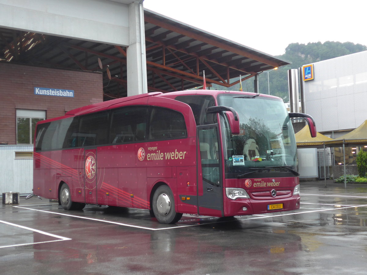 (171'880) - Aus Luxemburg: Weber, Canach - EW 1511 - Mercedes am 16. Juni 2016 in Thun, Grabengut