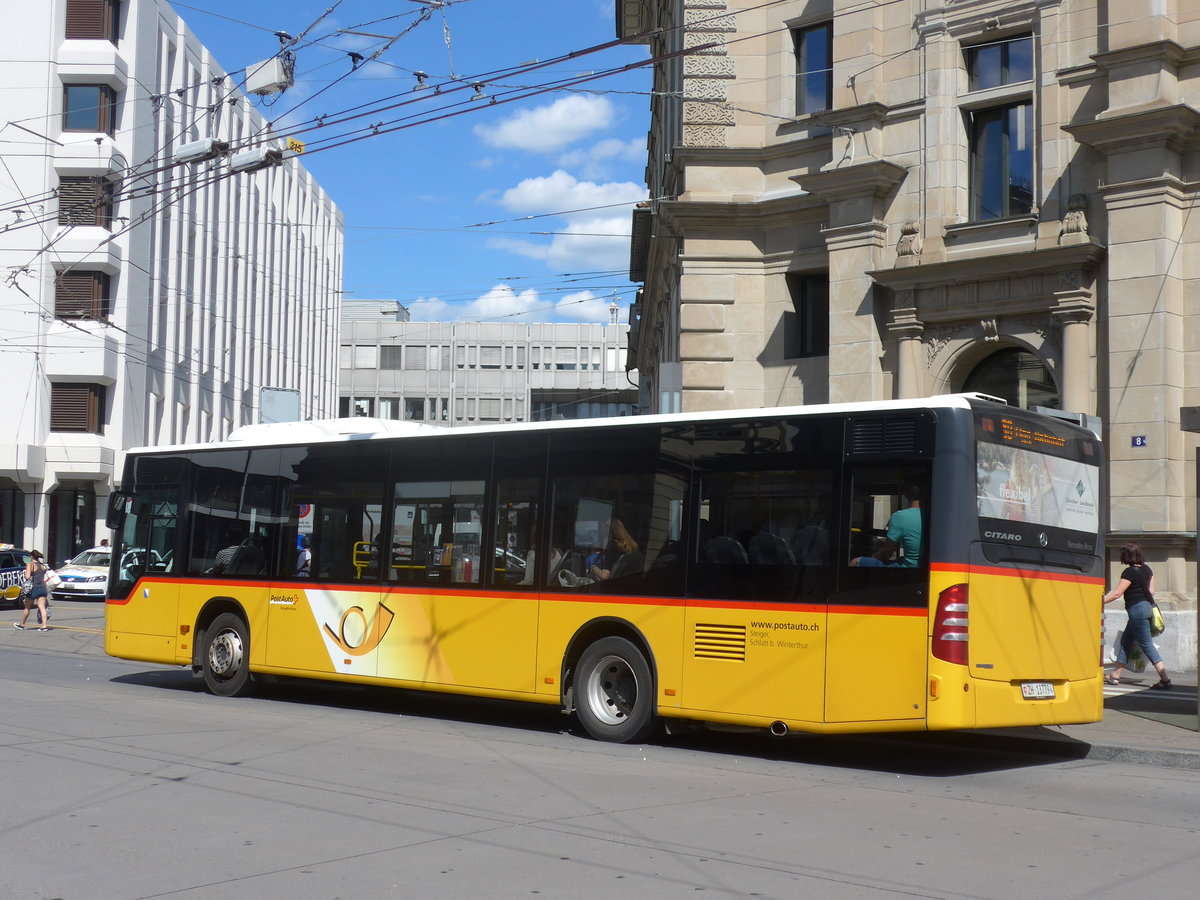 (172'688) - Steiger, Schlatt - Nr. 267/ZH 13'779 - Mercedes am 27. Juni 2016 beim Hauptbahnhof Winterthur 