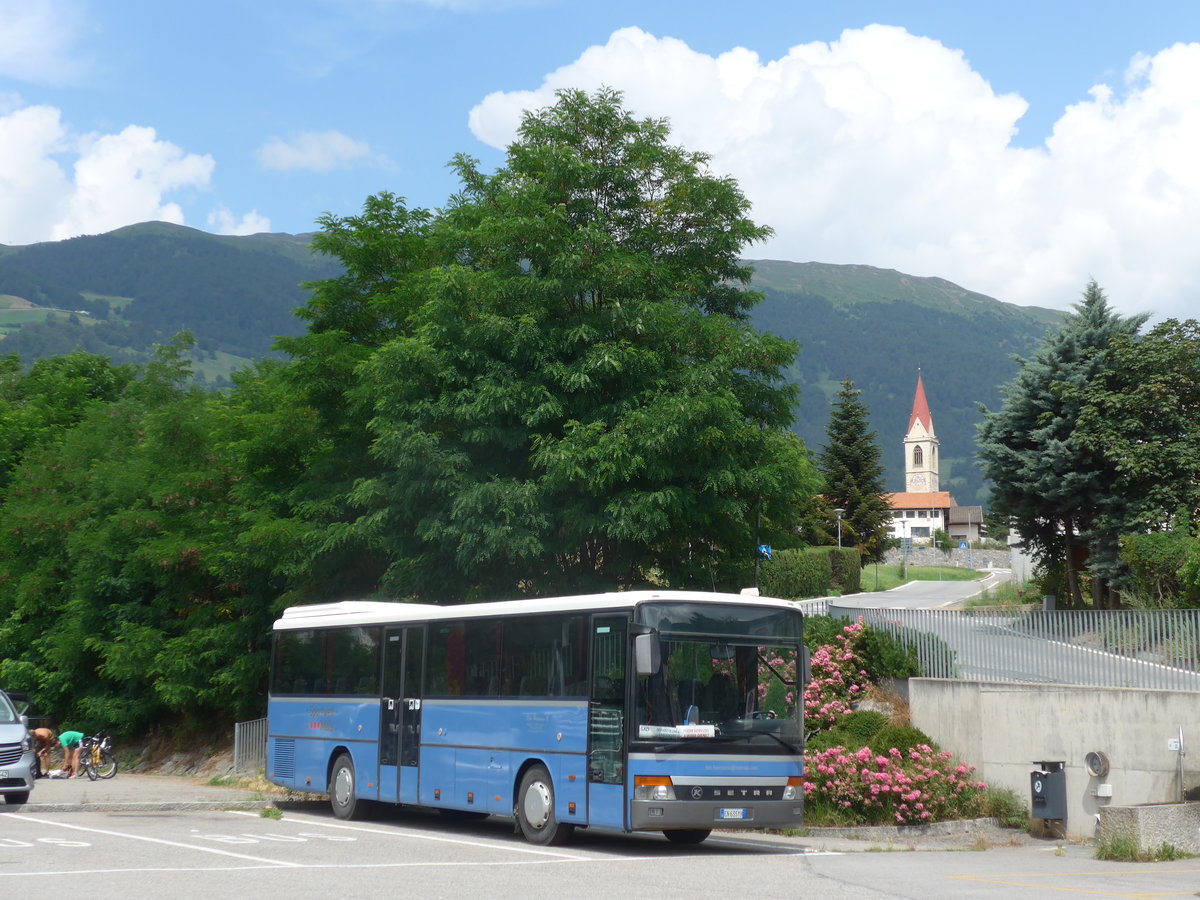 (173'316) - Fliri, Taufers - EN-635 YH - Setra (ex Terretaz, CH-Zernez; ex PostAuto Graubnden/CH; ex P 26'017) am 24. Juli 2016 beim Bahnhof Mals