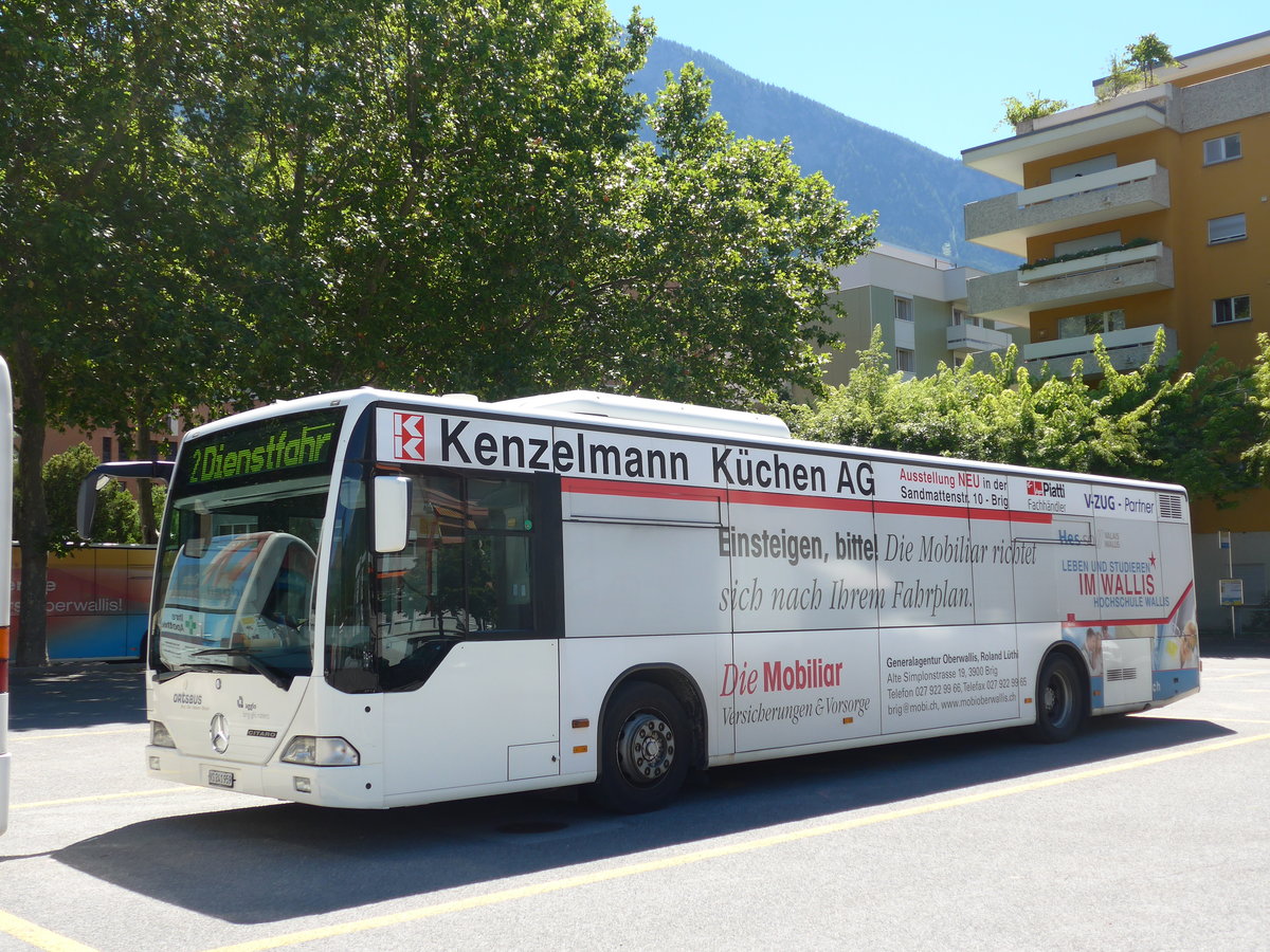 (173'646) - PostAuto Wallis - VS 241'959 - Mercedes am 7. August 2016 in Brig, Garage