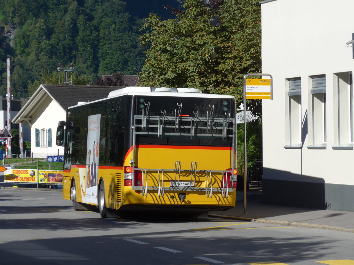 (173'708) - AVG Meiringen - Nr. 61/BE 422'461 - MAN/Gppel am 8. August 2016 in Meiringen, Casino Platz