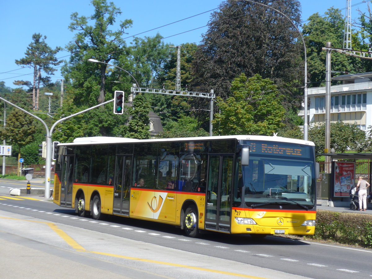 (173'724) - Bucheli, Kriens - Nr. 27/LU 15'711 - Mercedes am 8. August 2016 in Luzern, Verkehrshaus