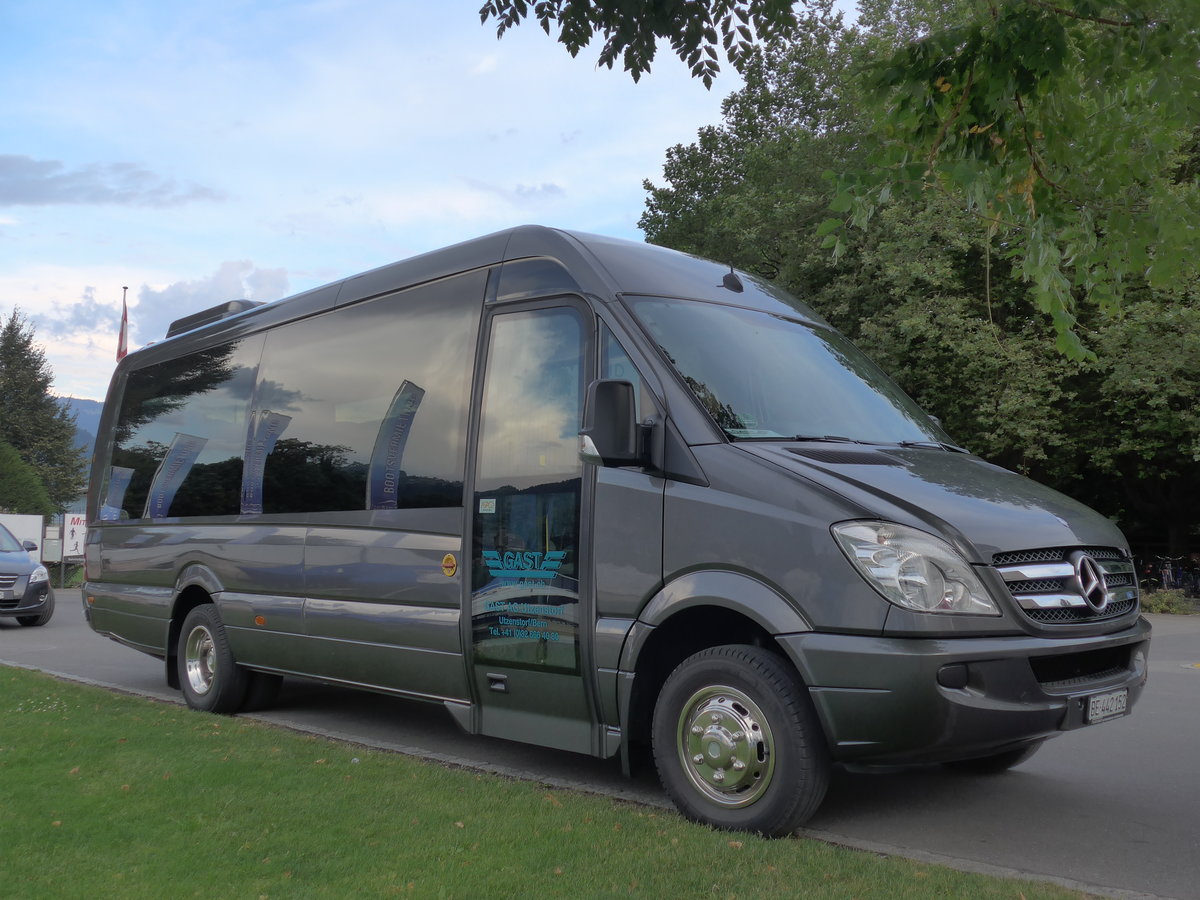 (173'912) - Gast, Utzenstorf - BE 442'152 - Mercedes am 17. August 2016 in Thun, Strandbad