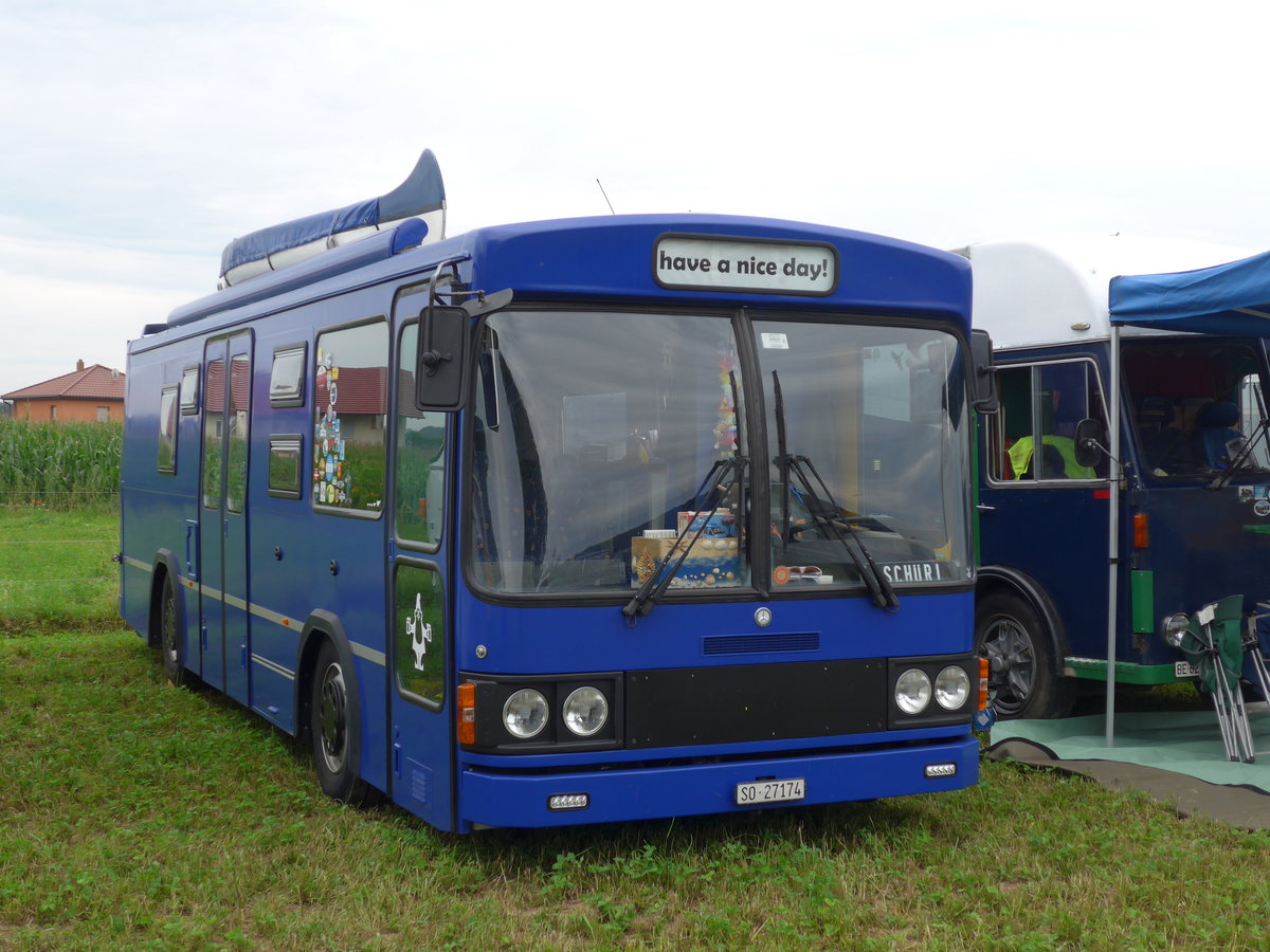 (173'985) - Aus der Schweiz: Wyss, Mettmenstetten - SO 27'174 - FHS Junior (ex RVO Langenthal) am 20. August 2016 in Bsingen, Bahnhof