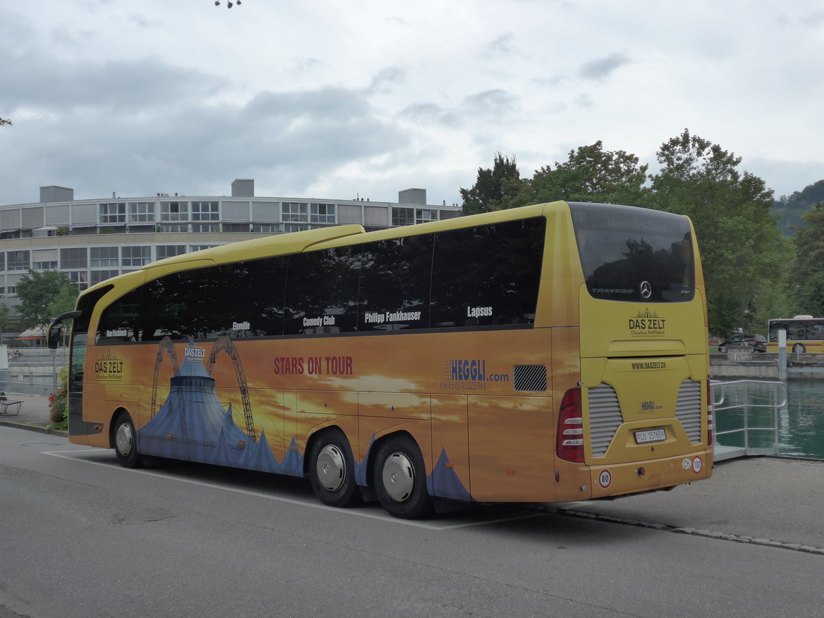 (174'107) - Heggli, Kriens - Nr. 35/LU 15'765 - Mercedes am 20. August 2016 bei der Schifflndte Thun