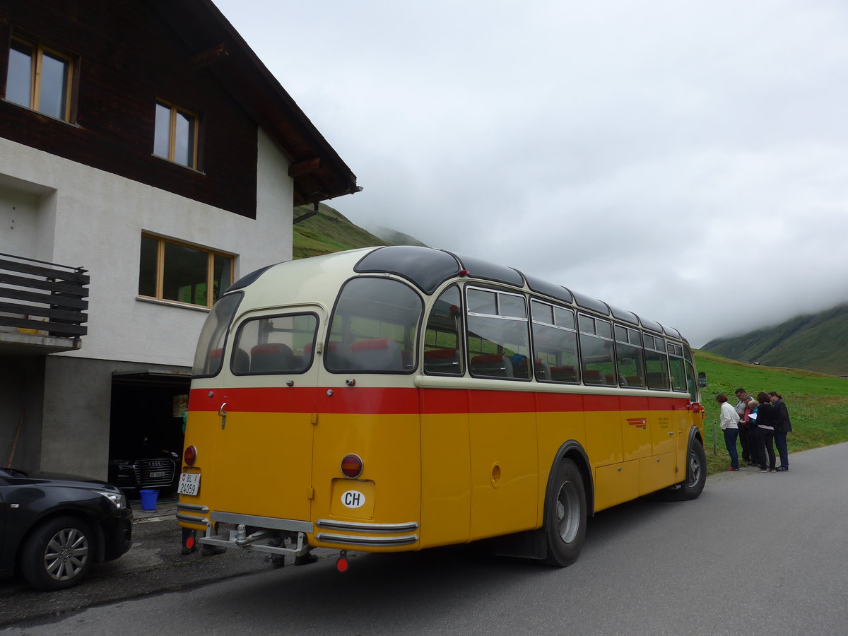 (174'178) - Tanner&Lambach, Reigoldswil - Nr. 2/BL 24'059 - FBW/R&J (ex Huniker, Rschlikon; ex P 24'059) am 21. August 2016 in Am Bach