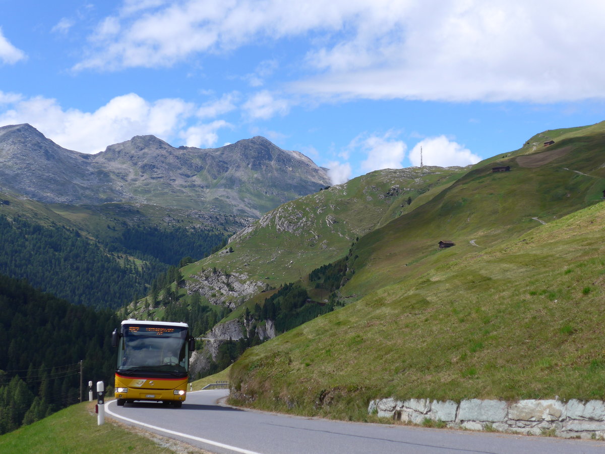 (174'223) - Mark, Andeer - GR 163'715 - Irisbus am 21. August 2016 bei Cresta