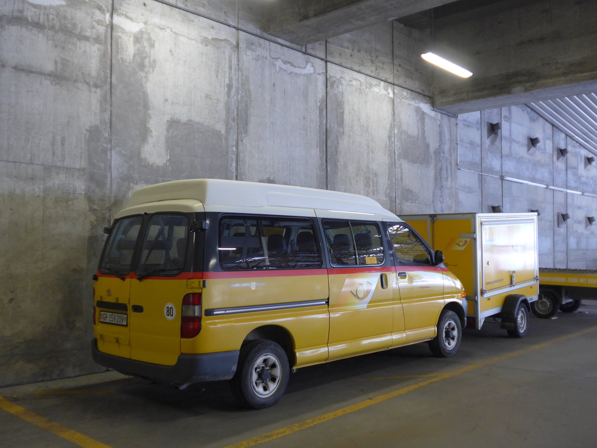 (174'254) - PostAuto Graubnden - GR 159'209 - Toyota am 21. August 2016 in Thusis, Postautostation