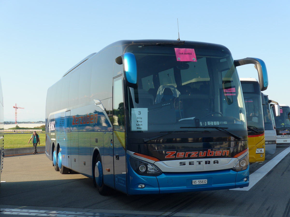 (174'348) - Zerzuben, Visp-Eyholz - Nr. 11/VS 55'832 - Setra am 28. August 2016 in Estavayer-le-Lac, ESAF