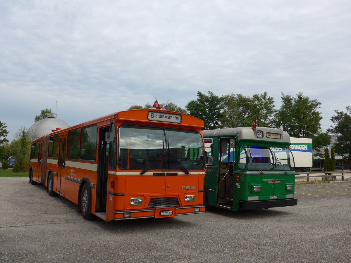 (174'469) - ZVB Zug (RWB) - Nr. 35/SZ 200'067 - FBW/Hess am 4. September 2016 in Burgdorf, Lyssacherstrasse