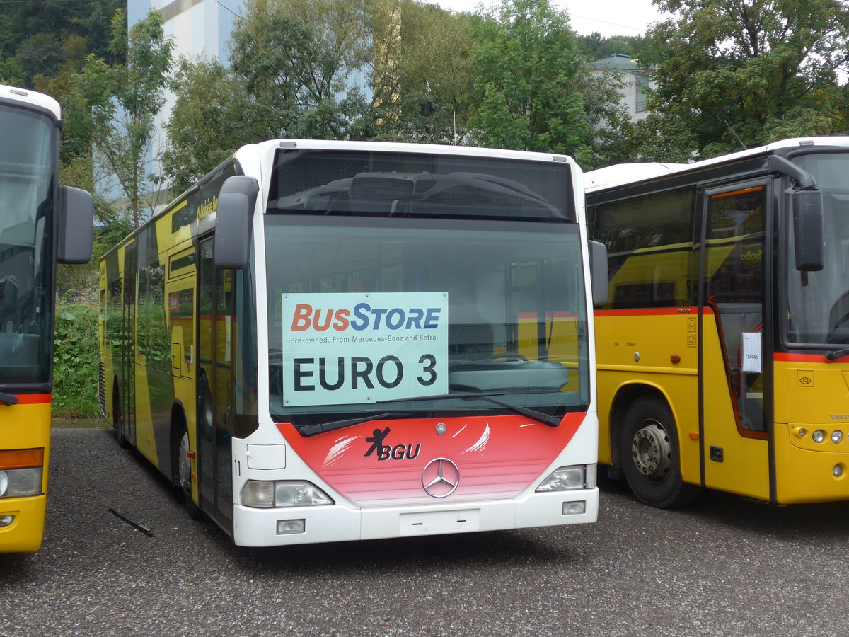 (174'609) - BGU Grenchen - Nr. 11 - Mercedes am 5. September 2016 in Kloten, EvoBus