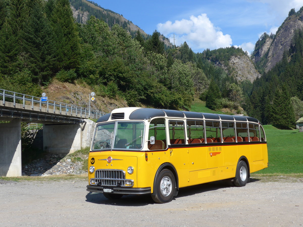 (174'789) - Barenco, Faido - TI 14'676 - FBW/Gangloff (ex Steiner, Bern; ex P 24'048; ex P 21'548) am 10. September 2016 in Campo, Saurertreffen