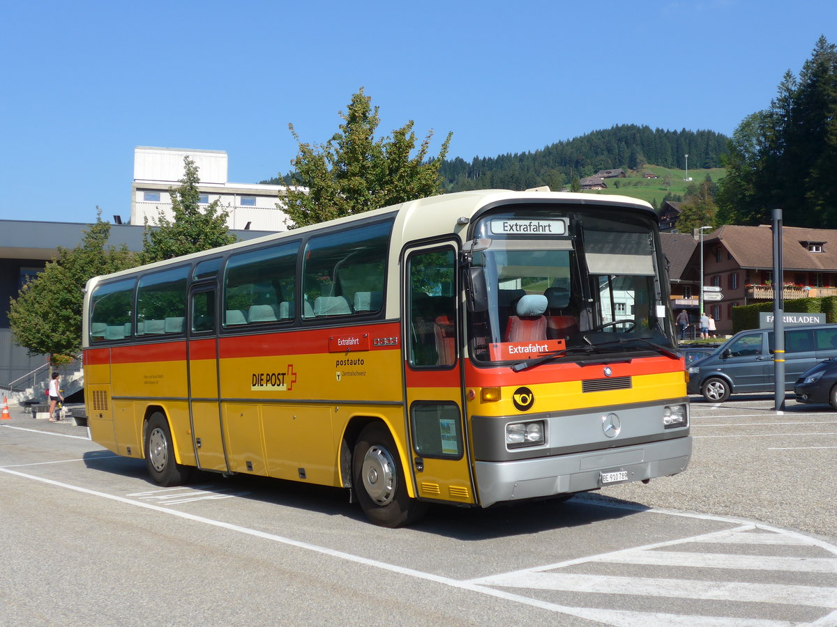 (174'858) - Buzzi, Bern - BE 910'789 - Mercedes (ex Mattli, Wassen) am 11. September 2016 in Trubschachen, Kambly