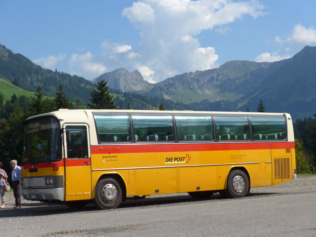 (174'896) - Buzzi, Bern - BE 910'789 - Mercedes (ex Mattli, Wassen) am 11. September 2016 in Srenberg, Skilift Rischli