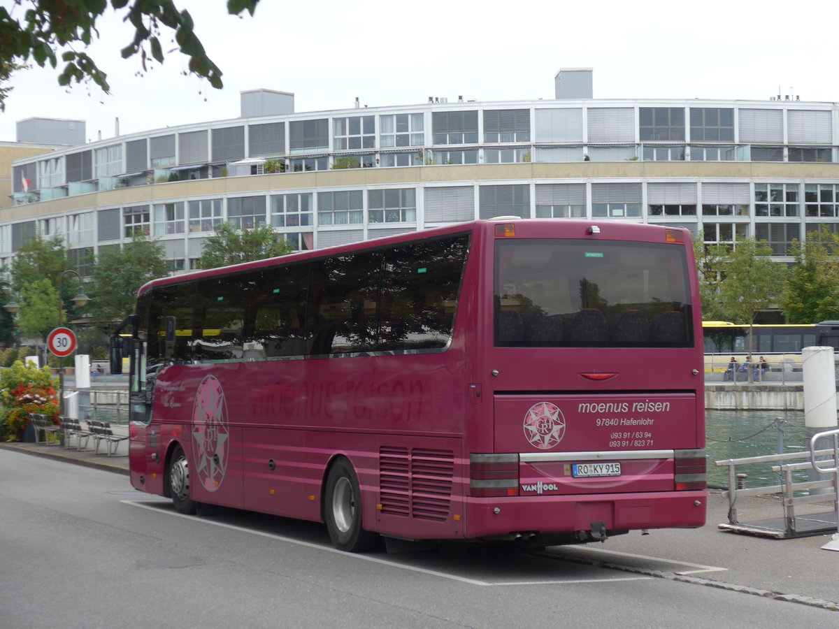 (175'431) - Aus Deutschland: Moenus, Hafenlohr - RO-KY 915 - Van Hool am 5. Oktober 2016 bei der Schifflndte Thun