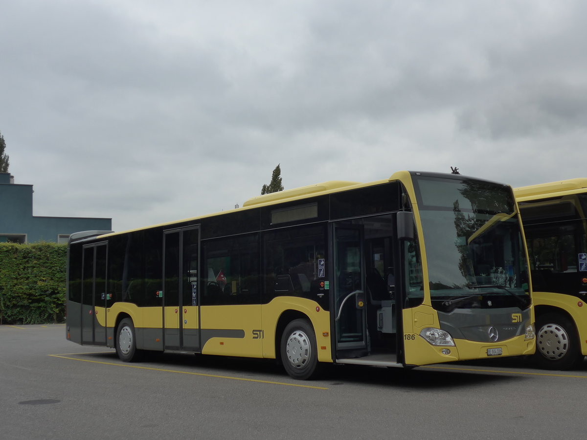 (175'433) - STI Thun - Nr. 186/BE 804'186 - Mercedes am 5. Oktober 2016 bei der Schifflndte Thun