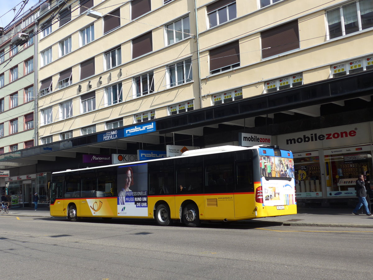 (175'537) - AVA Aarberg - Nr. 1/BE 26'611 - Mercedes am 7. Oktober 2016 beim Bahnhof Biel