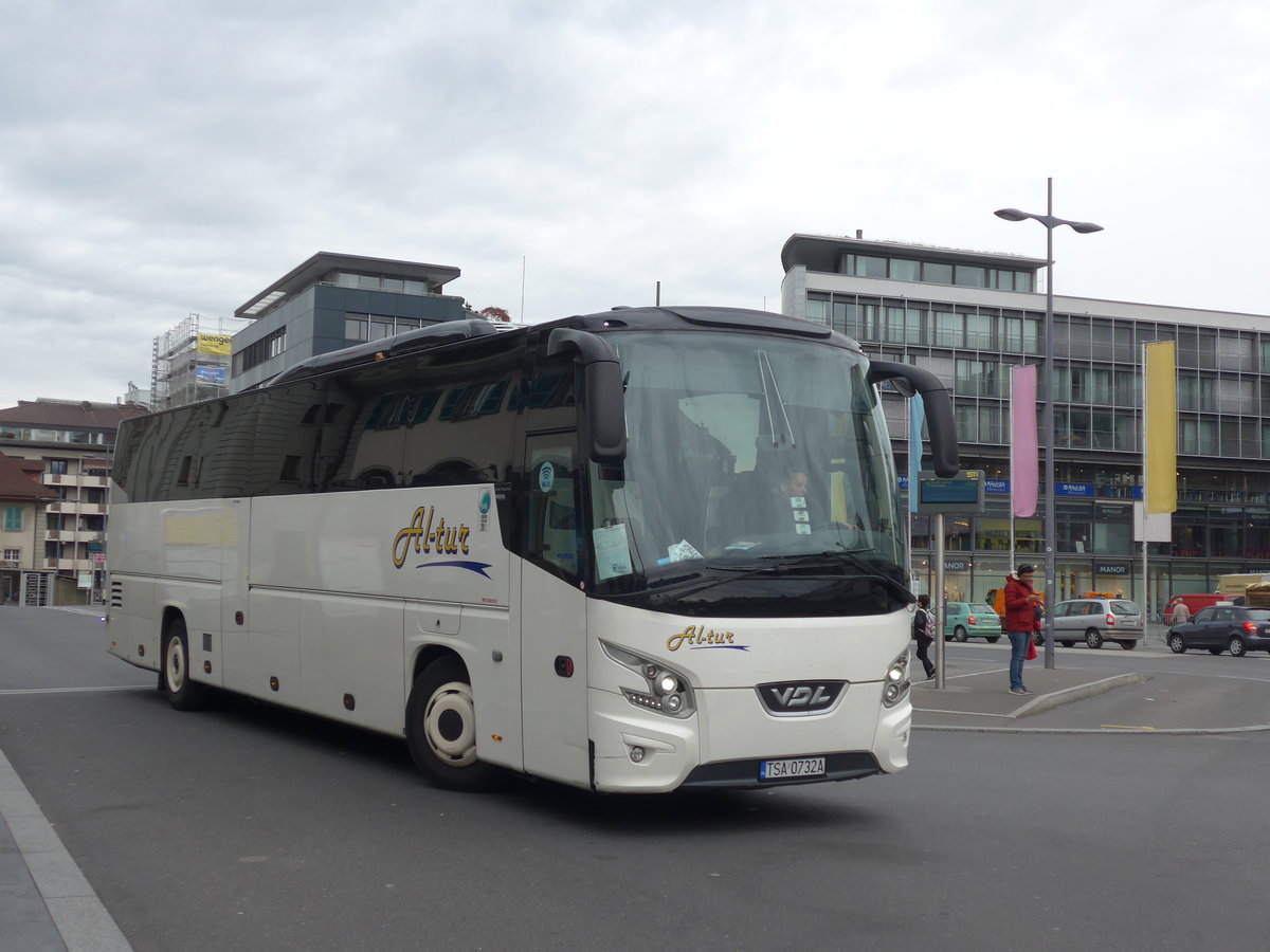 (175'698) - Aus Polen: Al-tur, Sandomierz - TSA 0732A - VDL am 17. Oktober 2016 beim Bahnhof Thun