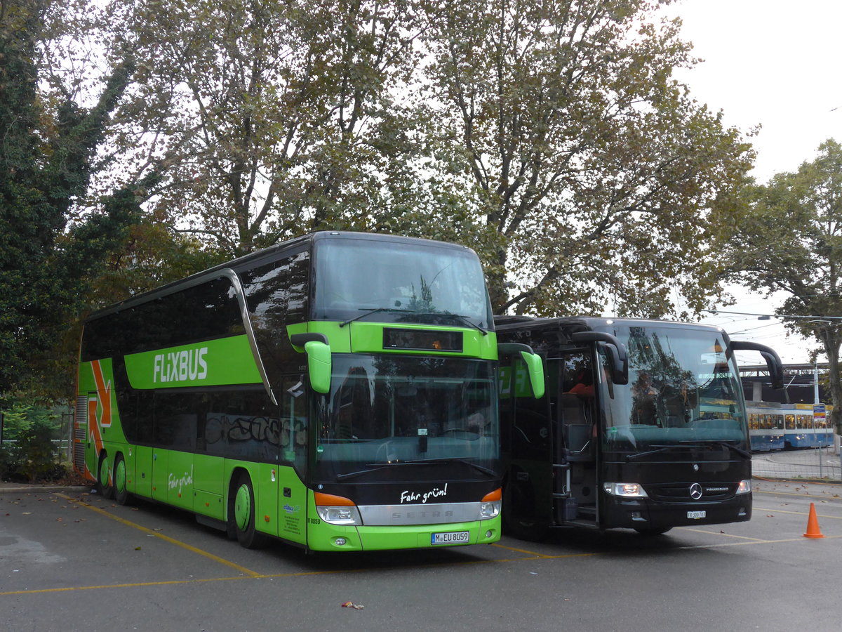 (175'706) - Aus Deutschland: Albus, Mnchen - Nr. M8059/M-EU 8059 - Setra am 18. Oktober 2016 in Zrich, Sihlquai