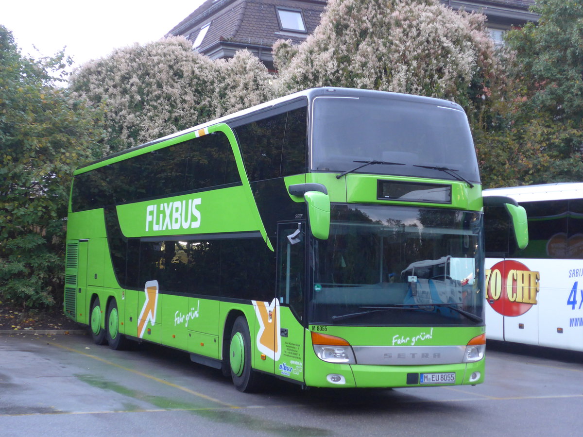 (175'713) - Aus Deutschland: Albus, Mnchen - Nr. M8055/M-EU 8055 - Setra am 18. Oktober 2016 in Zrich, Sihlquai