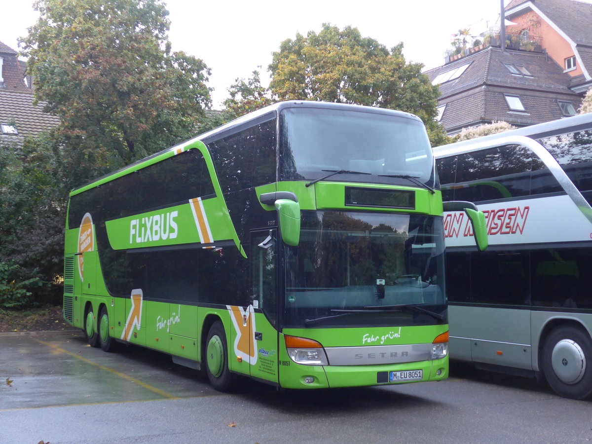 (175'715) - Aus Deutschland: Albu, Mnchen - Nr. M8051/M-EU 8051 - Setra am 18. Oktober 2016 in Zrich, Sihlquai