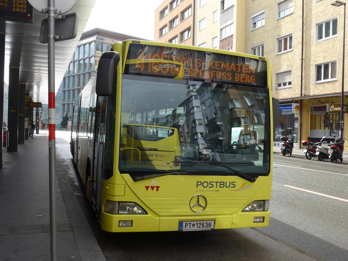 (175'761) - PostBus - PT 12'636 - Mercedes am 18. Oktober 2016 beim Bahnhof Innsbruck