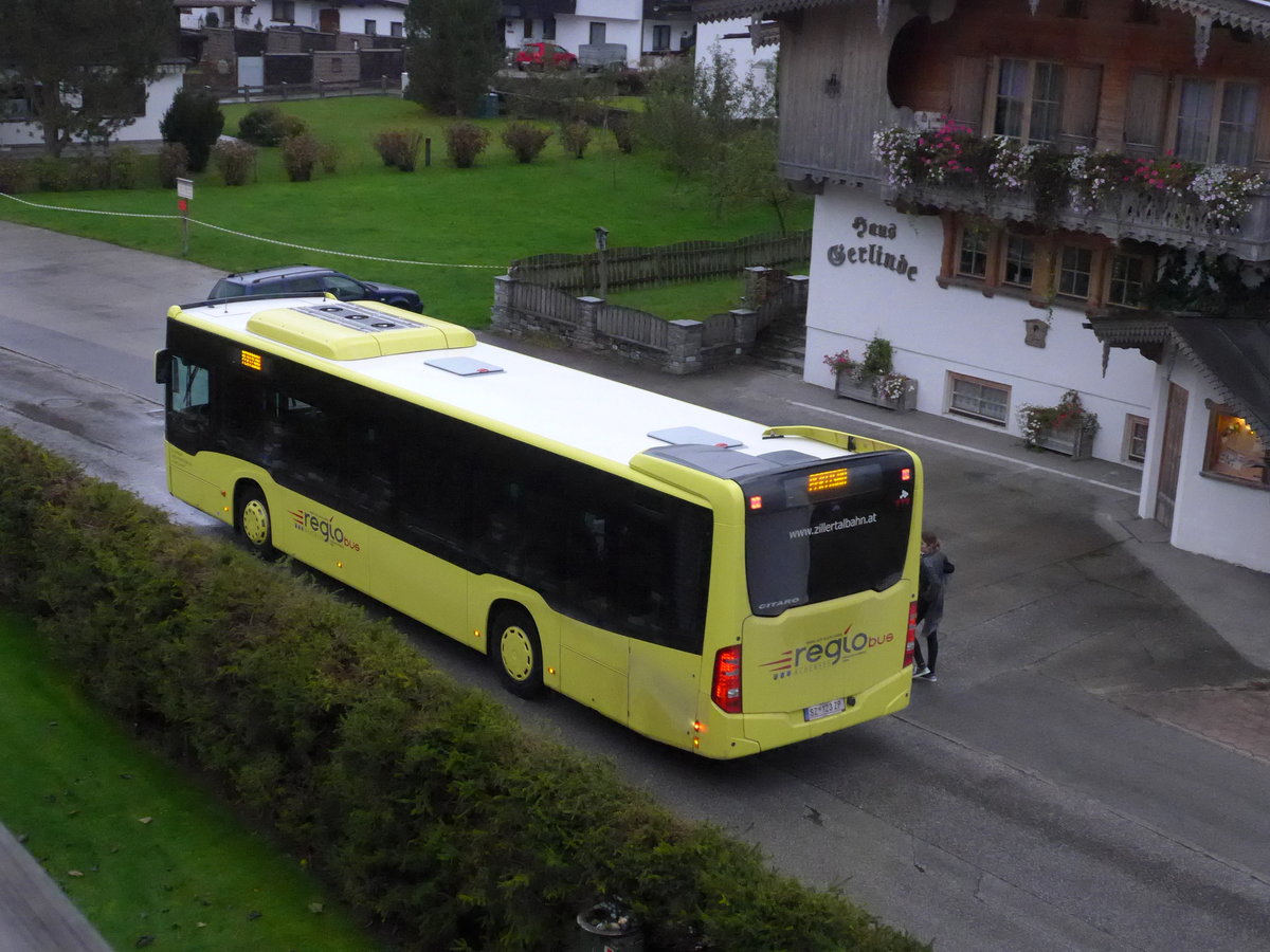 (175'998) - ZVB Jenbach - SZ 123 ZP - Mercedes am 19. Oktober 2016 in Pertisau, Karwendeltler