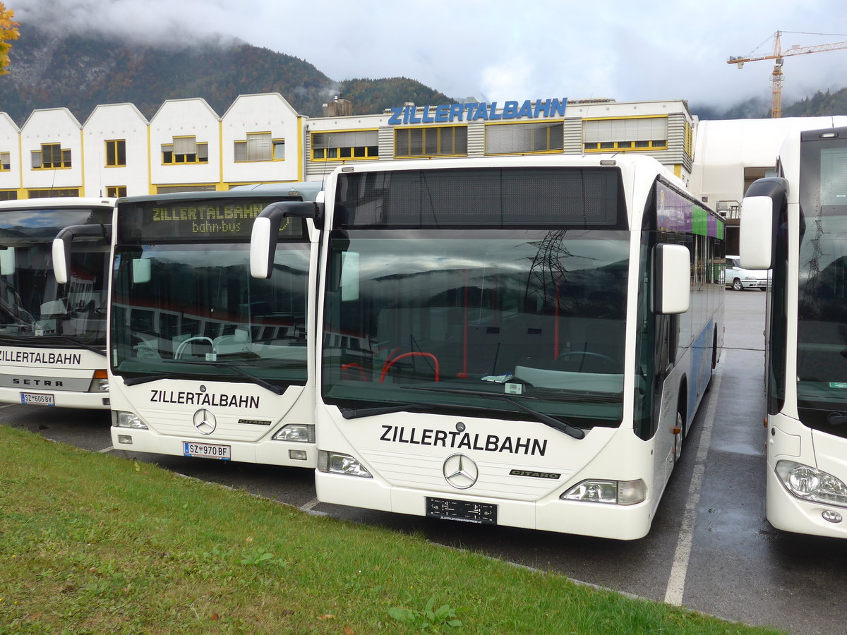 (176'013) - ZVB Jenbach - Mercedes am 20. Oktober 2016 in Jenbach, Garage