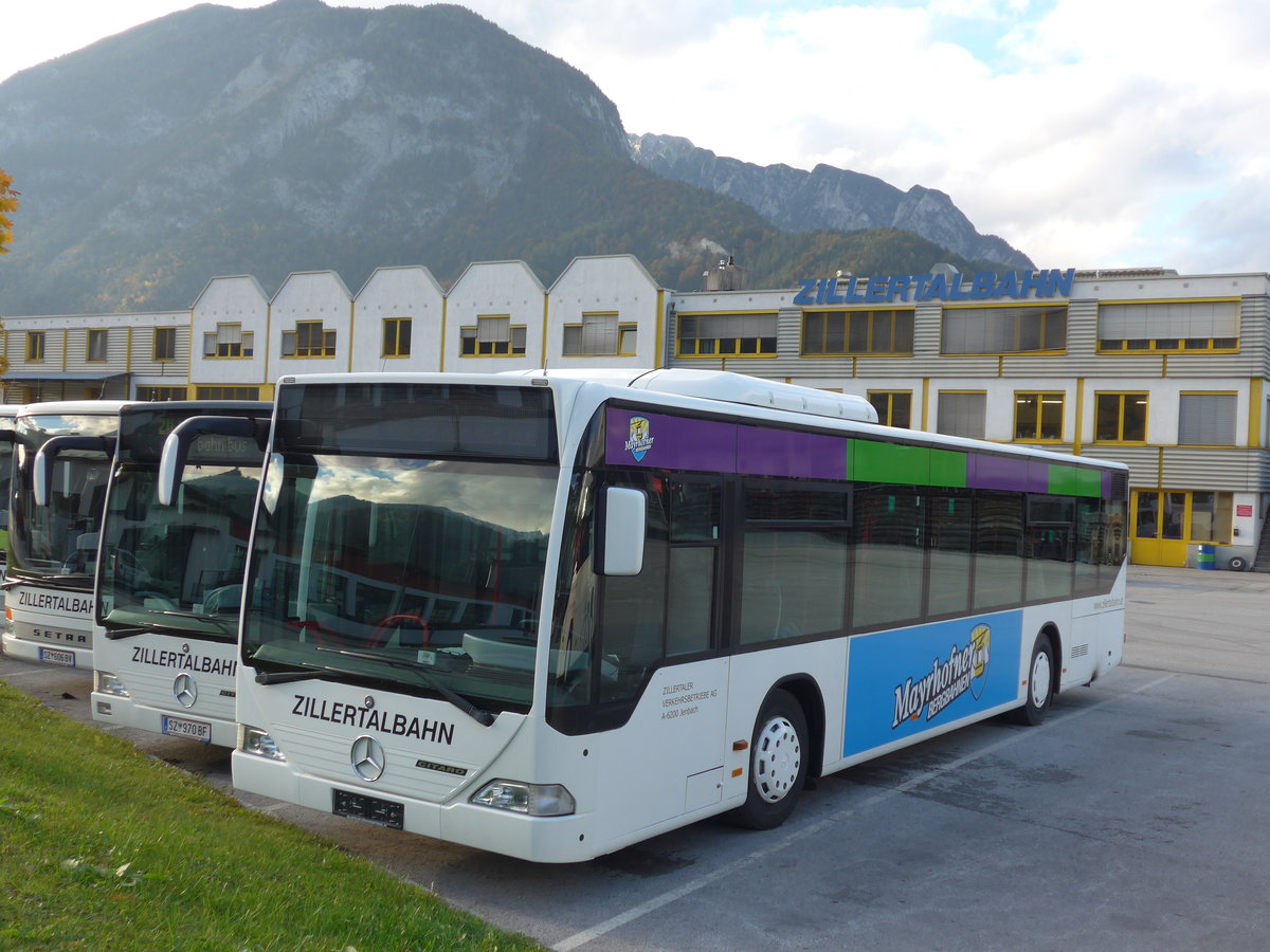 (176'096) - ZVB Jenbach - Mercedes am 20. Oktober 2016 in Jenbach, Garage