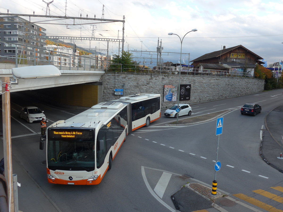 (176'193) - BSU Solothurn - Nr. 37/SO 172'037 - Mercedes am 21. Oktober 2016 in Thun, Allmendstrasse