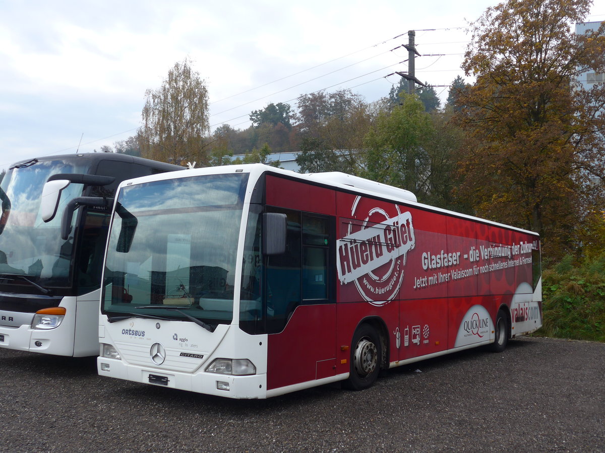 (176'269) - PostAuto Wallis - (VS 241'961) - Mercedes am 23. Oktober 2016 in Kloten, EvoBus