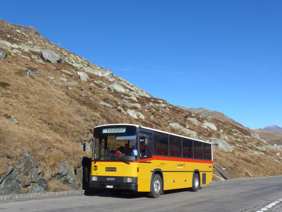 (176'421) - Oser, Brchen - VS 93'575 - NAW/Lauber (ex Rey, Ayent) am 30. Oktober 2016 am Furkapass (Urnerseite)