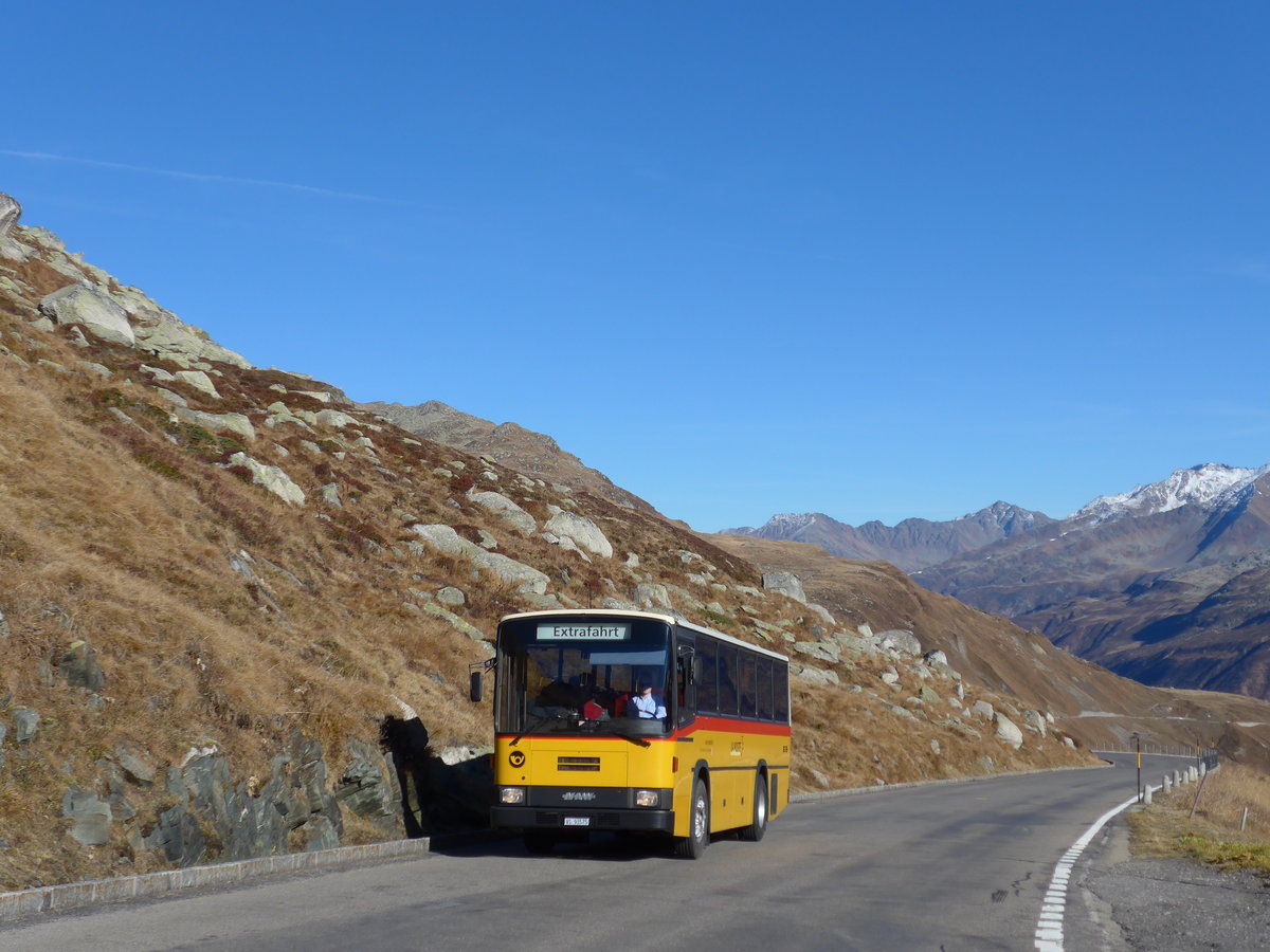 (176'424) - Oser, Brchen - VS 93'575 - NAW/Lauber (ex Rey, Ayent) am 30. Oktober 2016 am Furkapass (Urnerseite)