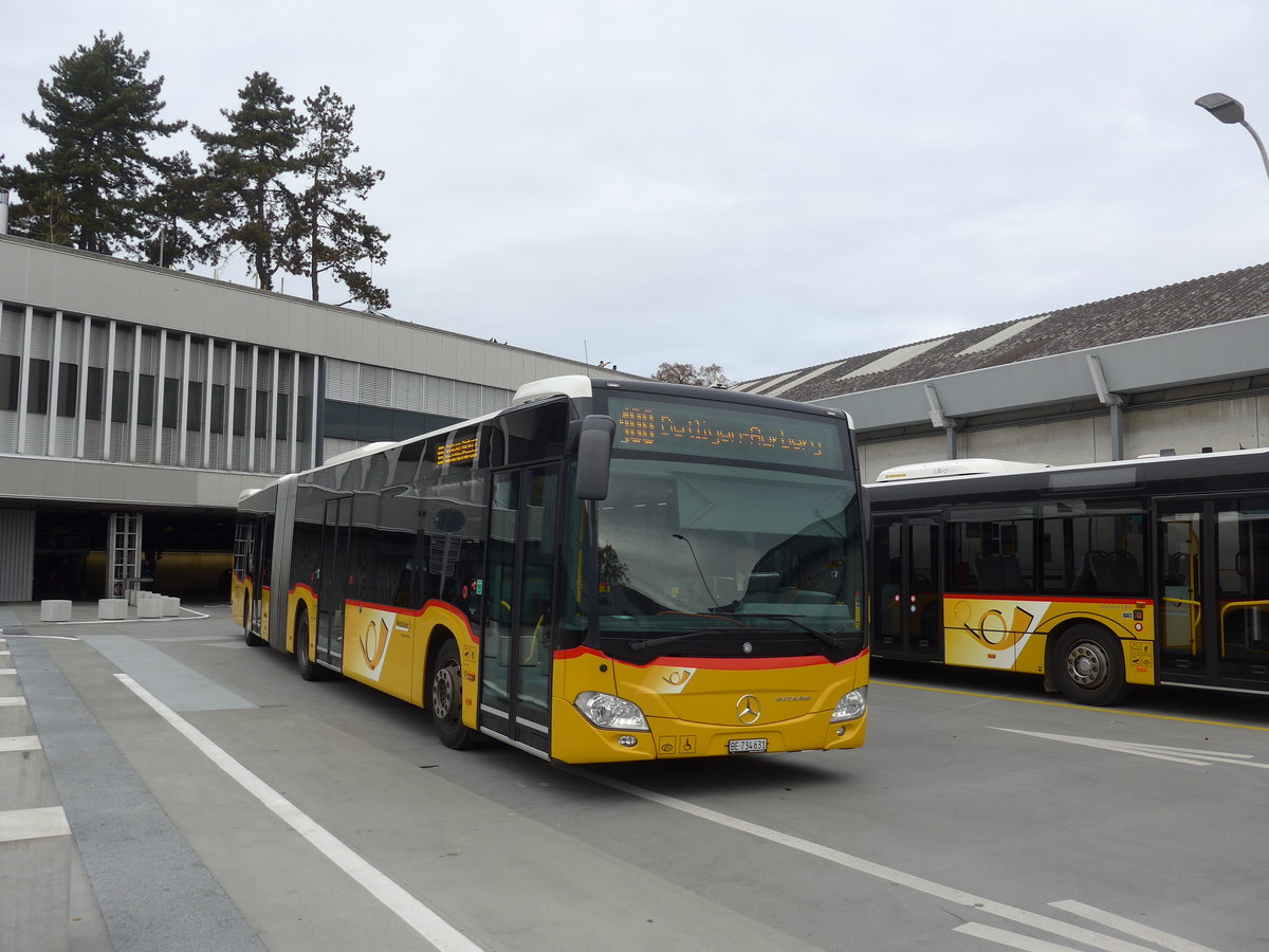 (176'694) - PostAuto Bern - Nr. 631/BE 734'631 - Mercedes am 13. November 2016 in Bern, Postautostation